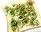 磯×胡麻香る　ちくわの和トースト作り方2写真