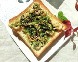 磯×胡麻香る　ちくわの和トースト作り方4写真