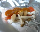 鮭の柚子味噌ホイル焼き作り方2写真