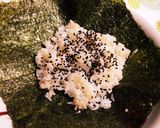 おむすび山で！おにぎらず納豆チーズVer作り方2写真