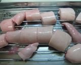【秋鮭】白子の素焼き作り方2写真