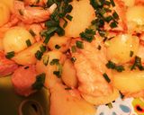 秋鮭のじゃが照り焼き作り方5写真