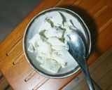 簡単☆豆腐と辛子明太子のつまみ☆包丁不要作り方1写真