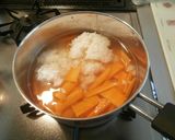 ご飯が決め手!にんじんスープ作り方2写真
