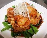 柔らか～い鶏胸肉の唐揚げバルサミコソース作り方7写真
