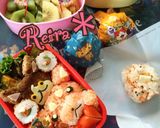 遠足＊妖怪ウォッチキュン太郎おにぎり弁当作り方8写真