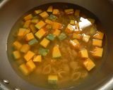 かぼちゃと枝豆のワンポットホットサラダ作り方2写真