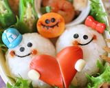 キャラ弁＊簡単♪ラブラブ♡ハロウィン弁当作り方5写真