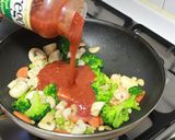 オーブンなしで作るトマトチーズパスタ作り方9写真