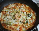 オーブンなしで作るトマトチーズパスタ作り方15写真