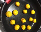 簡単！カボチャのガーリックチーズ焼団子！作り方17写真
