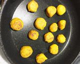 簡単！カボチャのガーリックチーズ焼団子！作り方18写真