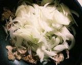 超絶簡単！豚肉キノコの和風パスタ！！作り方6写真