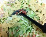 高野豆腐と小エビのお好み焼き作り方2写真