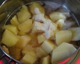 ジャガイモと高野豆腐の鶏そぼろ煮！作り方5写真