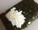 超簡単カッテージチーズの海苔巻きおつまみ作り方1写真