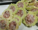 肉汁の量がやばい！ゴーヤの肉詰め！作り方7写真