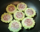肉汁の量がやばい！ゴーヤの肉詰め！作り方8写真