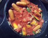 *トマト鍋 フラメンカエッグ*作り方3写真