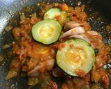 ズッキーニの☆トマトソースパスタ☆作り方4写真