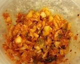 キムチなめたけ冷奴作り方1写真