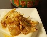 キムチなめたけ冷奴作り方5写真