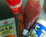 ソーセージと大豆のケチャップスープ作り方1写真