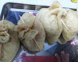 油あげ巾着煮～とろりチーズ入り作り方5写真