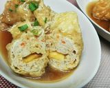 油あげ巾着煮～とろりチーズ入り作り方7写真