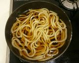 お夜食に◎すき焼き風うどん作り方4写真