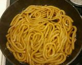 お夜食に◎すき焼き風うどん作り方5写真