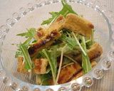 水菜＆お揚げのサラダ☆胡麻マヨソース作り方4写真