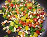 ★鶏の彩り野菜ロール★野菜嫌いも好きに！作り方3写真