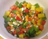 ★鶏の彩り野菜ロール★野菜嫌いも好きに！作り方4写真