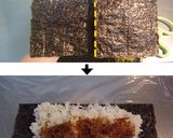 小さな『のり弁』☆スティックおにぎり！作り方2写真