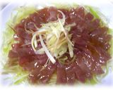 簡単☆マグロのカルパッチョ作り方4写真