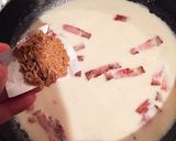 豆乳で＊トマトカルボナーラ風リゾット作り方2写真