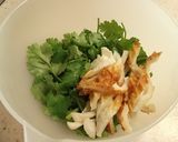 パクチーと竹輪のカレーマヨサラダ作り方1写真