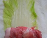 ごぼ天の白菜ロール作り方4写真
