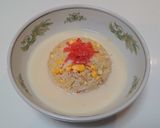カニかまチャーハンと豆乳スープチャーハン作り方4写真
