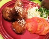 かさ増し!小さなこうやと竹輪の豚巻き団子作り方8写真