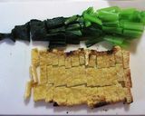 超簡単＆時短☆小松菜と油揚げの酢味噌和え作り方3写真