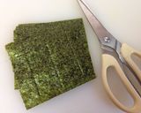 スティックおにぎり★食べ安い海苔の切り方作り方1写真