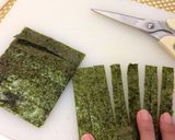スティックおにぎり★食べ安い海苔の切り方作り方2写真