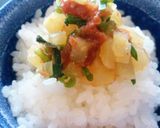 梅たくわんねぎ☆彩りキレイな3色和え作り方3写真