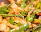 ピーマンと油揚げの焼肉キンピラ作り方3写真