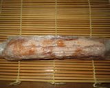 卵白と魚肉ソーセージでピンクの伊達巻♪作り方5写真