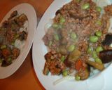 野菜たっぷりジャージャーうどん作り方6写真