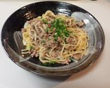 ★牛挽肉のクリームパスタ★作り方4写真