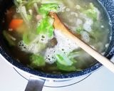 野菜が美味しいキムチみそ汁作り方3写真